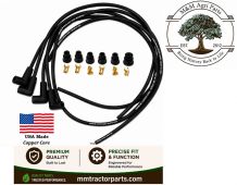 Spark plug wire set 4 Cylinder Tractor - USA Made Premium Copper Core